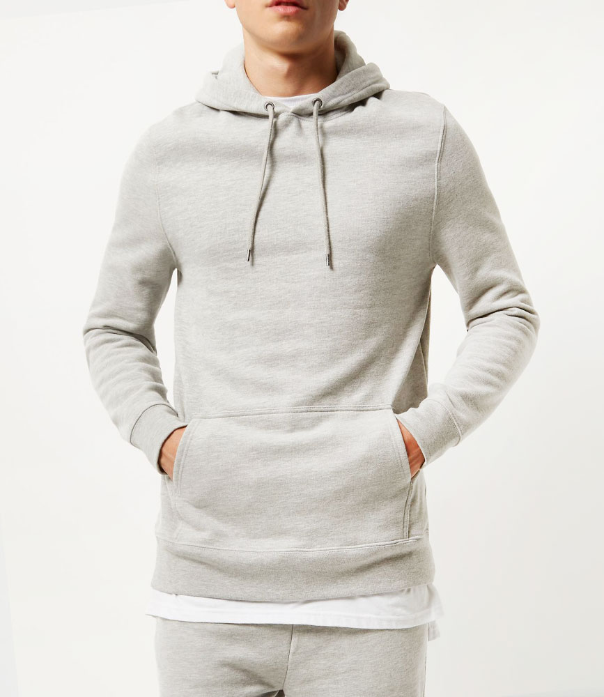 Longline light hoodie